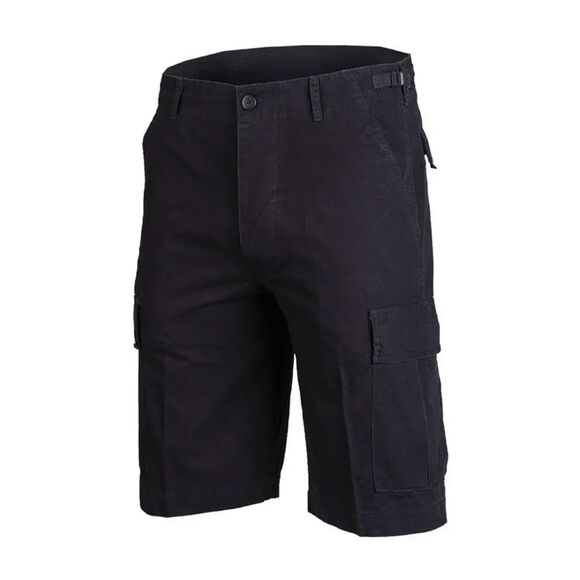 NWOT- XXL Mil-Tec Brand U.S. Military style black prewashed lightweight Bermuda - Picture 1 of 10